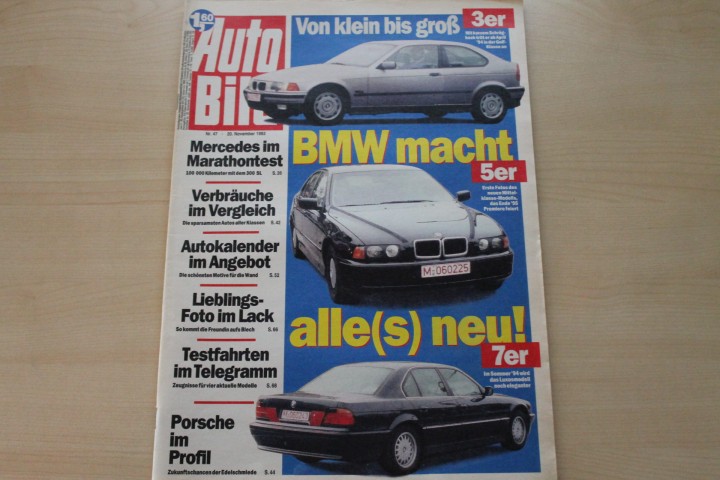Deckblatt Auto Bild (47/1993)